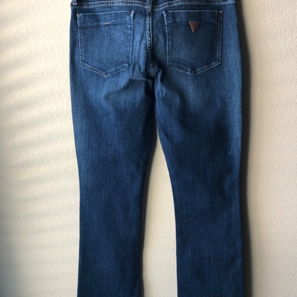 GUESS WOMENS JEANS TAILORED MINI BOOTCUT Size 30 - Picture 2 of 5